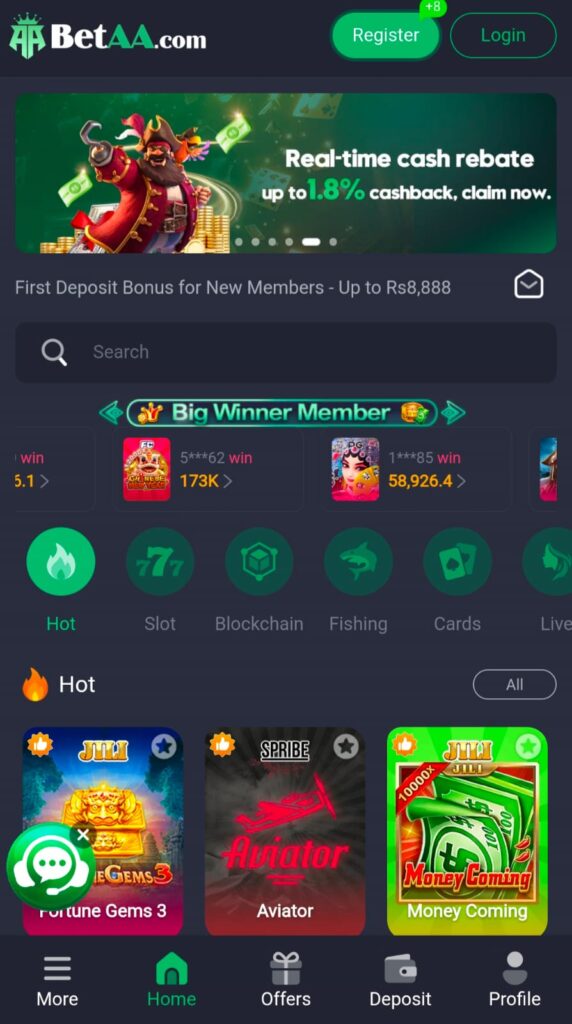 BetAA Game Download The Latest Version