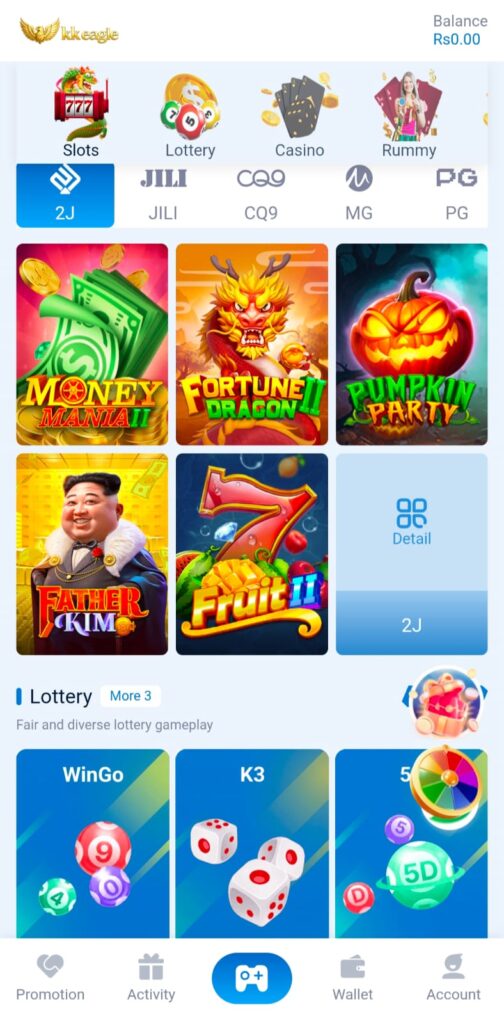 KK eagle Game Casino